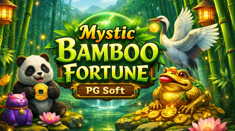 Mystic Bamboo Fortune PG Soft dengan tema hutan bambu mistis dan simbol keberuntungan